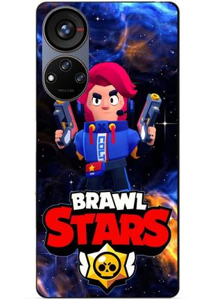 Силіконовий бампер чохол для zte blade v40s з героим космічний бравл кольт