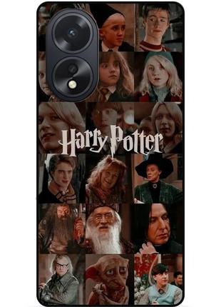 Силиконовый бампер чехол для oppo a38 с рисунком harry potter гарри поттер
