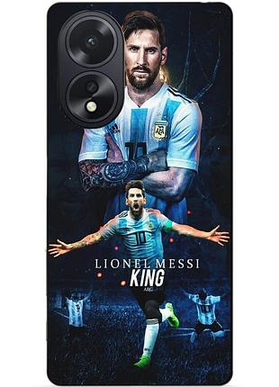 Силіконовий чохол бампер для oppo a18 з малюнком messi or мессі