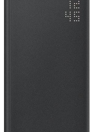 Чехол-книжка оригинальный smart led wallet view cover ef-ns901pbegru для samsung galaxy s22 (6.1") черный