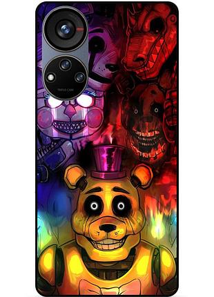 Силіконовий бампер чохол для zte blade v40s з малюнком freddy фредді аніматроніки