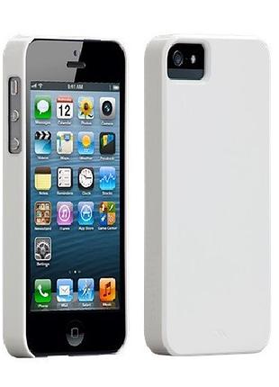 Чехол противоударный case-mate barely there  для iphone 5c white