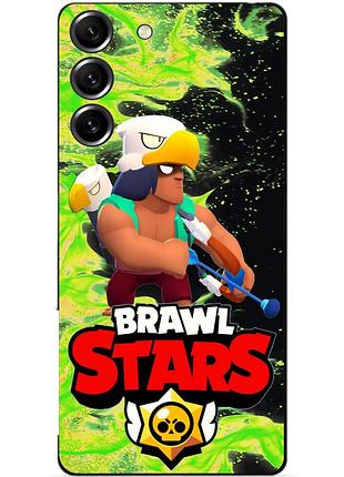 Силиконовый чехол бампер для samsung s20 fe с героем бравл бо