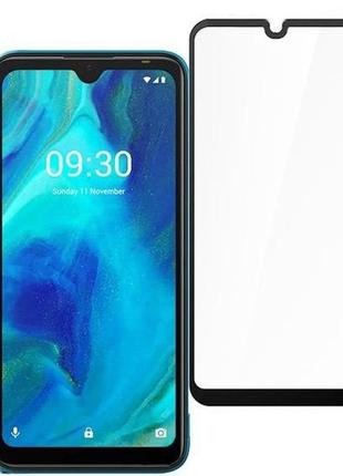 Защитное стекло lux для tecno pop 5 (bd2p) full сover черный 0,3 мм в упаковке