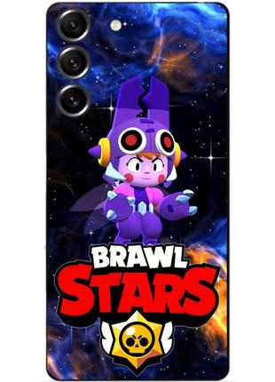 Силиконовый чехол бампер для samsung s21 fe с героем космический бравл беа снайпер