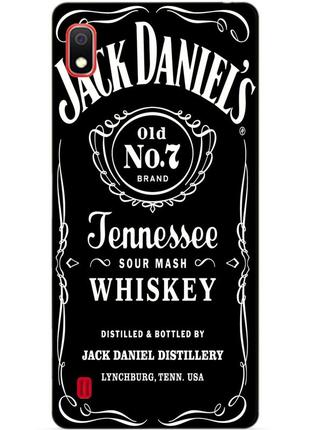 Силиконовый чехол для samsung a10 с рисунком jack daniels