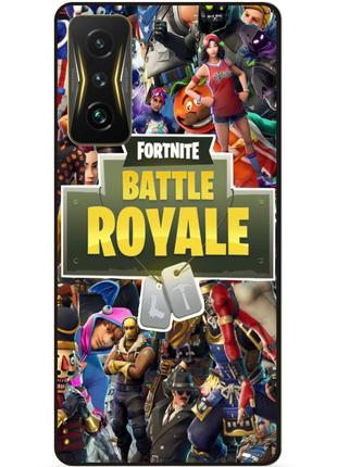 Силіконовий чохол бампер для xiaomi poco f4 gt гра fortnite фортнайт