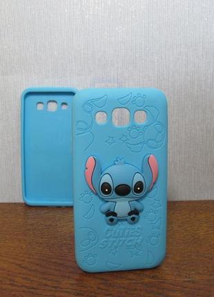 Об'ємний 3d силіконовий чохол для samsung e5 galaxy duos sm-e5000 стіч