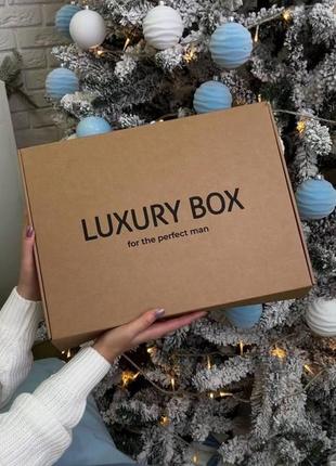 Подарунковий набір luxury box 4 зі шкіри: чоловіча сумка + гаманець10 фото