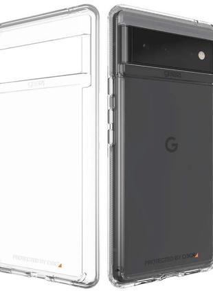 Противоударный прозрачный чехол gear4 crystal palace с антимикробным покрытием для google pixel 6 (6.4")