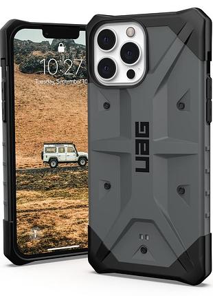 Оригинальный противоударный чехол uag pathfinder для iphone 13 pro max (6.7") silver (113167113333) 2