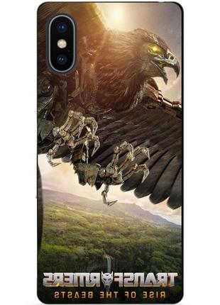 Силиконовый чехол бампер для iphone xs max с рисунком эйрэйзор звероботы трансформеры transformers