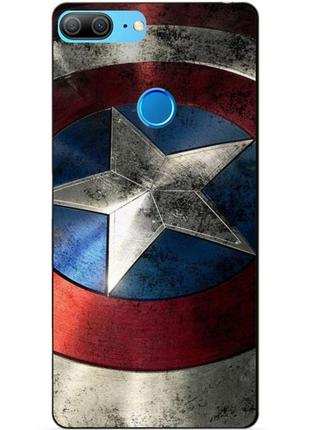 Чохол силіконовий для huawei mi 9 lite з малюнком капітан америка