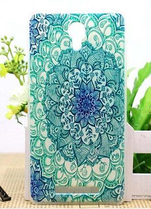 Силиконовый бампер чехол для zte blade l110 a110 с рисунком индийский узор