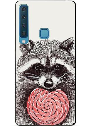 Чехол силиконовый для samsung a9 2018 galaxy a920 с рисунком енот