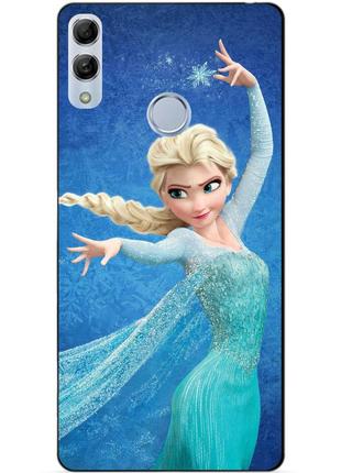 Чехол силиконовый бампер для huawei honor 10 lite с рисунком эльза