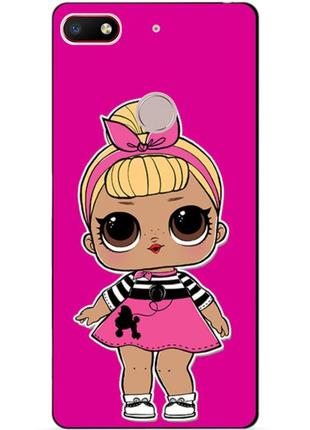 Силиконовый чехол бампер для zte nubia v18 с рисунком кукла лол