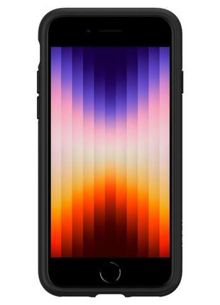 Чехол противоударный оригинальный spigen ultra hybrid 042cs20926 для iphone 7/8/se 2020/2022 black9 фото