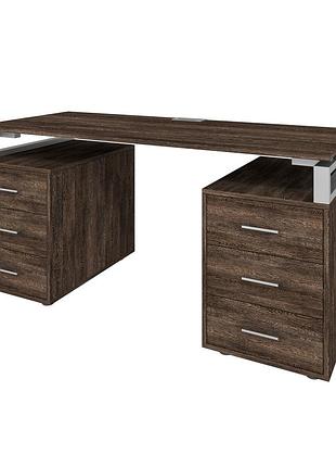 Офисный письменный стол руководителя loft details ll180 венге винтаж