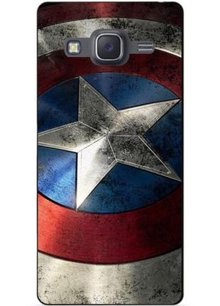 Силиконовый чехол бампер с рисунком для samsung galaxy j7 j700 капитан америка