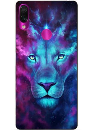 Силиконовый чехол для xiaomi redmi 7 с рисунком космический лев