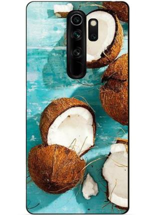 Бампер силіконовий чохол для xiaomi redmi note 8 pro з малюнком кокоси