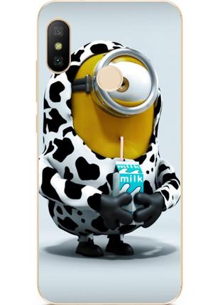 Силіконовий чохол бампер для xiaomi redmi s2 з малюнком milk