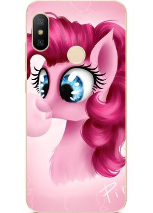 Чехол силиконовый бампер для xiaomi mi a2 с рисунком пони