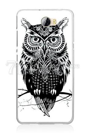 Силиконовый бампер чехол для huawei y5ii y5 ii с рисунком сова