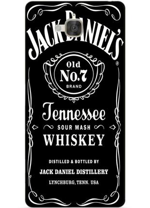 Бампер силиконовый чехол для huawei y6 pro с рисунком jack daniels