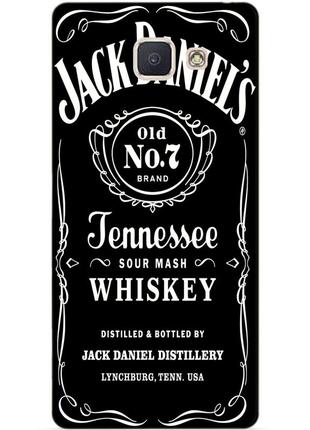 Чехол силиконовый бампер для samsung j5 prime galaxy g570 с рисунком jack daniels