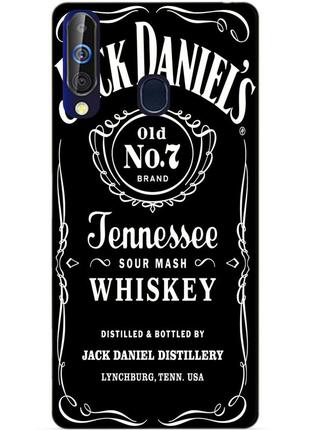 Силіконовий чохол силіконовий бампер для samsung a60 з малюнком jack daniels