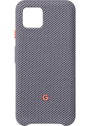 Протиударний оригінальний чохол soft knit fabric case ga01281 для google pixel 4 sorta smokey gray
