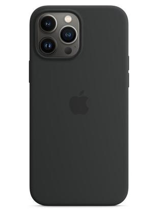 Чохол силіконовий silicone case mm2u3ze/a magsafe (original) для apple iphone 13 pro max (6.7") midnight8 фото