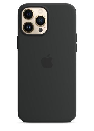 Чохол силіконовий silicone case mm2u3ze/a magsafe (original) для apple iphone 13 pro max (6.7") midnight10 фото