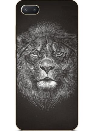 Чехол силиконовый для iphone 8 с рисунком белый лев
