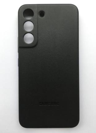 Чехол кожаный оригинальный leather cover ef-vs901lbegru для samsung galaxy s22 (6.1") black7 фото