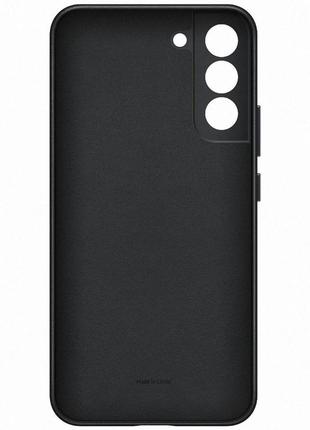 Чехол кожаный оригинальный leather cover ef-vs901lbegru для samsung galaxy s22 (6.1") black2 фото