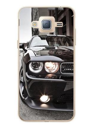 Силиконовый чехол для samsung j7 neo galaxy j701 с рисунком mustang