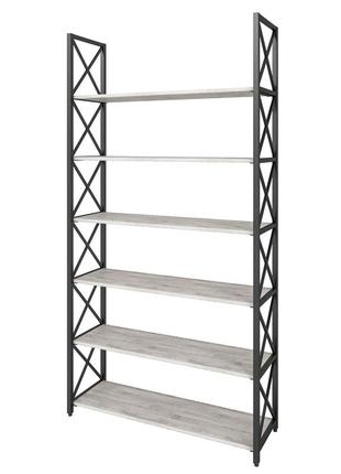 Стеллаж металлический loft details x-191b-2 сосна лофт белая