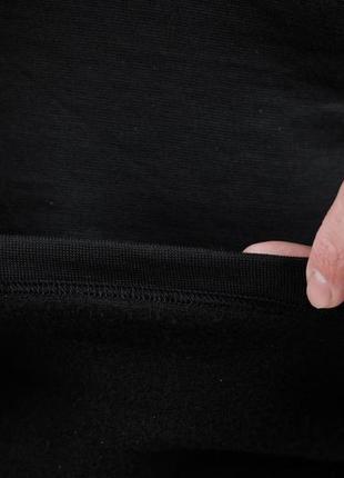 Комплект чоловічої термобілизни black (кофта + штани термо)9 фото