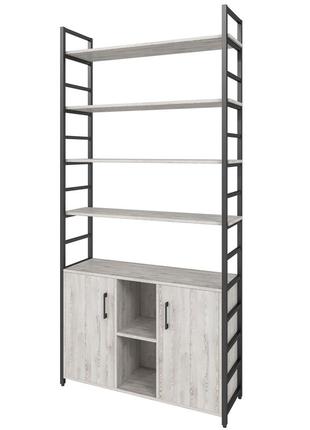 Стеллаж металлический loft details mm-231b-2 сосна лофт белая