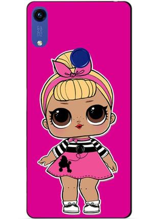 Силиконовый чехол для huawei honor 8a с рисунком куколка лол