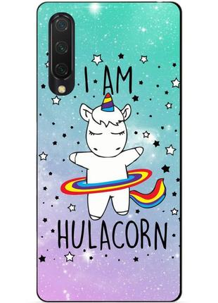 Силиконовый бампер чехол для xiaomi mi 9 lite с рисунком единорог