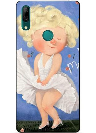 Силиконовый чехол бампер для huawei p smart z с рисунком монро гапчинская