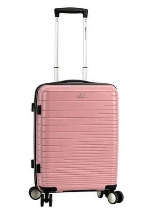 Ударопрочный большой чемодан из полипропилена madison женский розовый чемодан на колесиках размер l франция2 фото