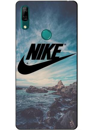 Силіконовий чохол бампер для huawei p smart z з малюнком nike1 фото