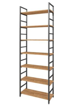 Стелаж металевий loft details m-230b-2 дуб крафт золотий