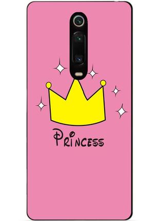 Силиконовый чехол бампер для xiaomi mi 9t pro/k20/mi 9t pro/k20 pro с рисунком princess