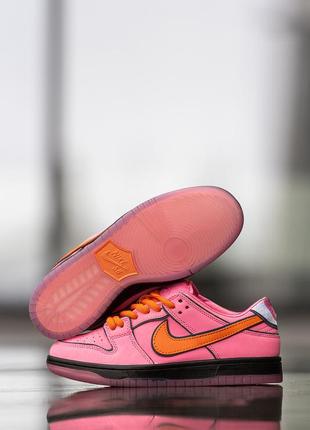 Жіночі кросівки nike sb dunk low x powerpuff girls 36-37-38-39